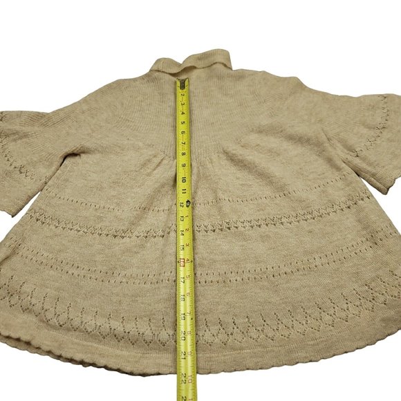 Anthropologie Feather Bone Womens SP Blouse Merino Wool Baby‎ Alpaca Blend - Picture 5 of 10